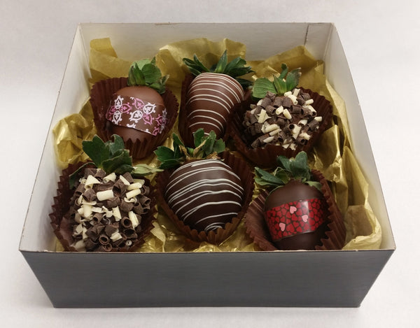 Chocolate Dipped Strawberries - Box of 6 - Pre-Order for Valentines Day!