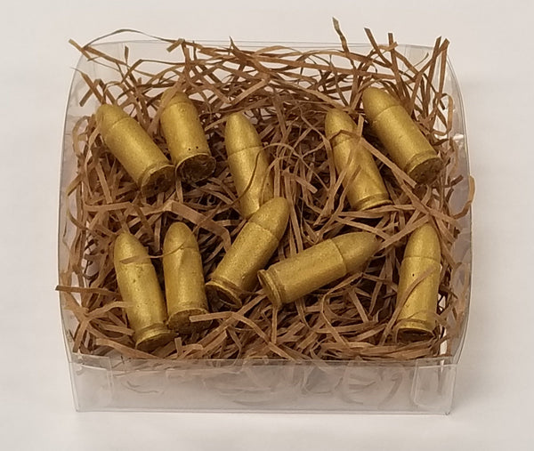 Solid 9x19mm Chocolate Rounds