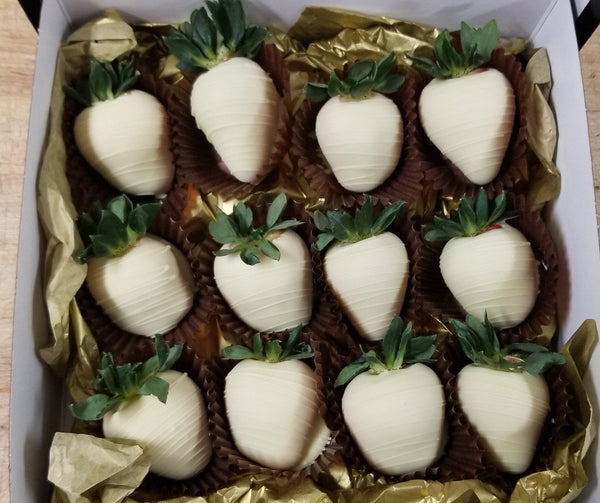 Chocolate Dipped Strawberries - Box of 12 - Pre-Order for Valentines Day!