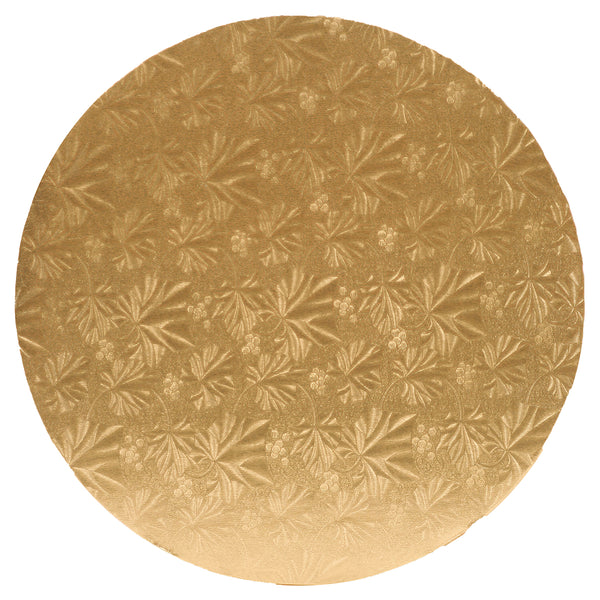Foil Drum Round 8" Gold  (1/2" Thick)